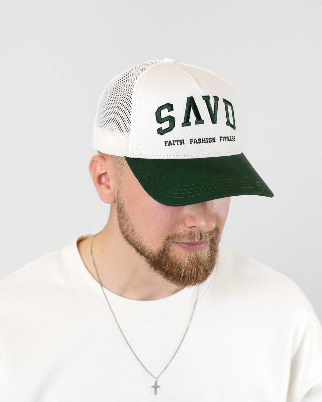 SAVD College Snapback White