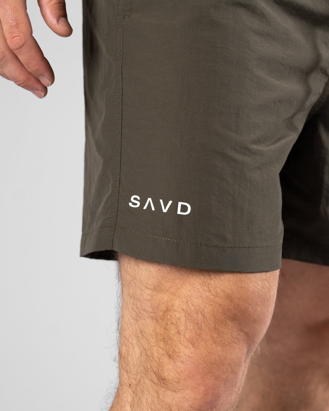 SAVD John 3:16 Swim Trunks - Khaki Green