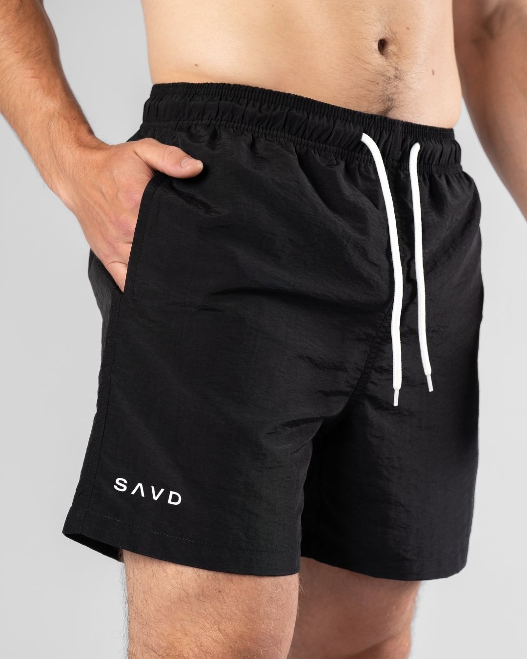 SAVD John 3:16 Swim Trunks - Black