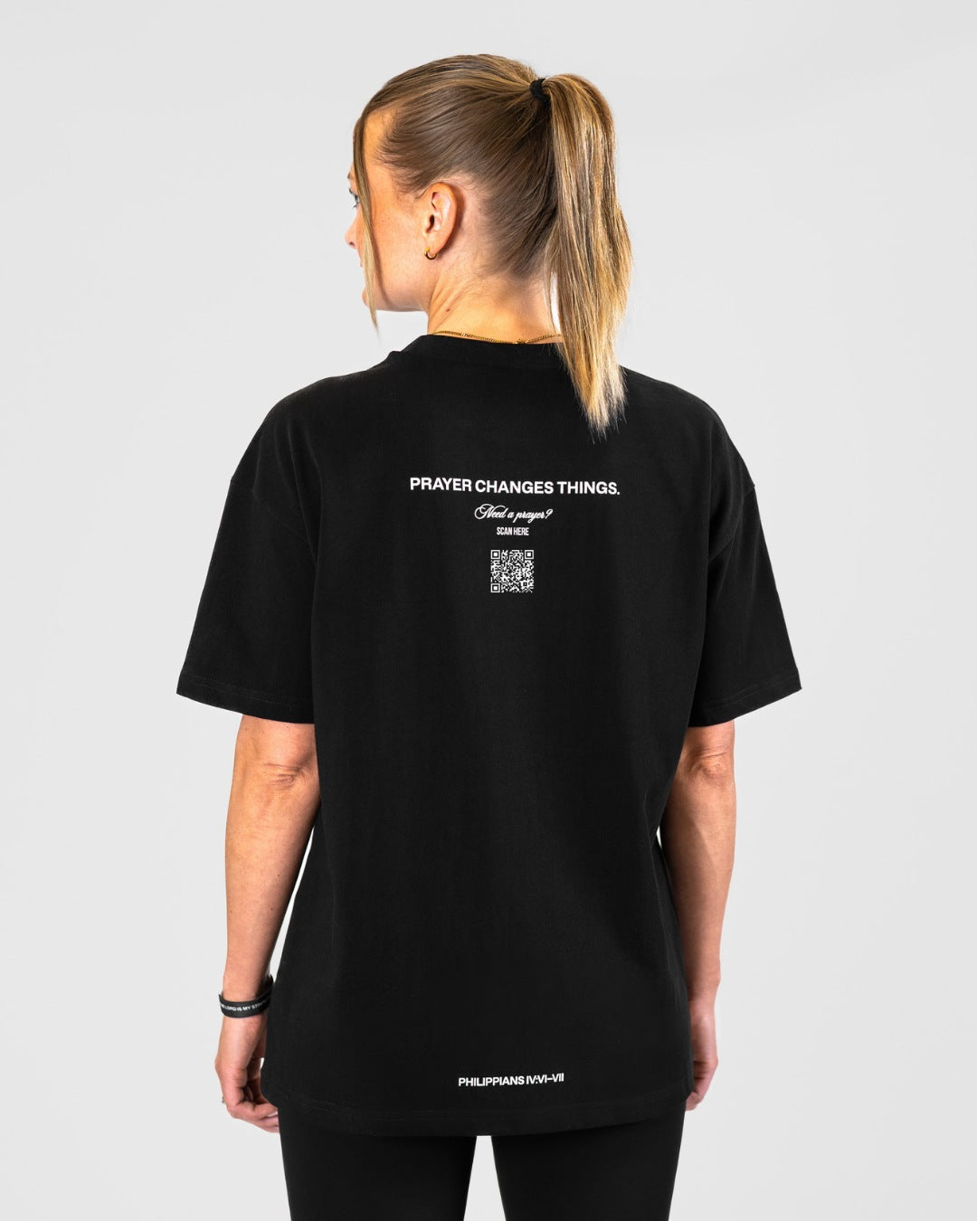 SAVD Prayer Womens Oversized T-shirt