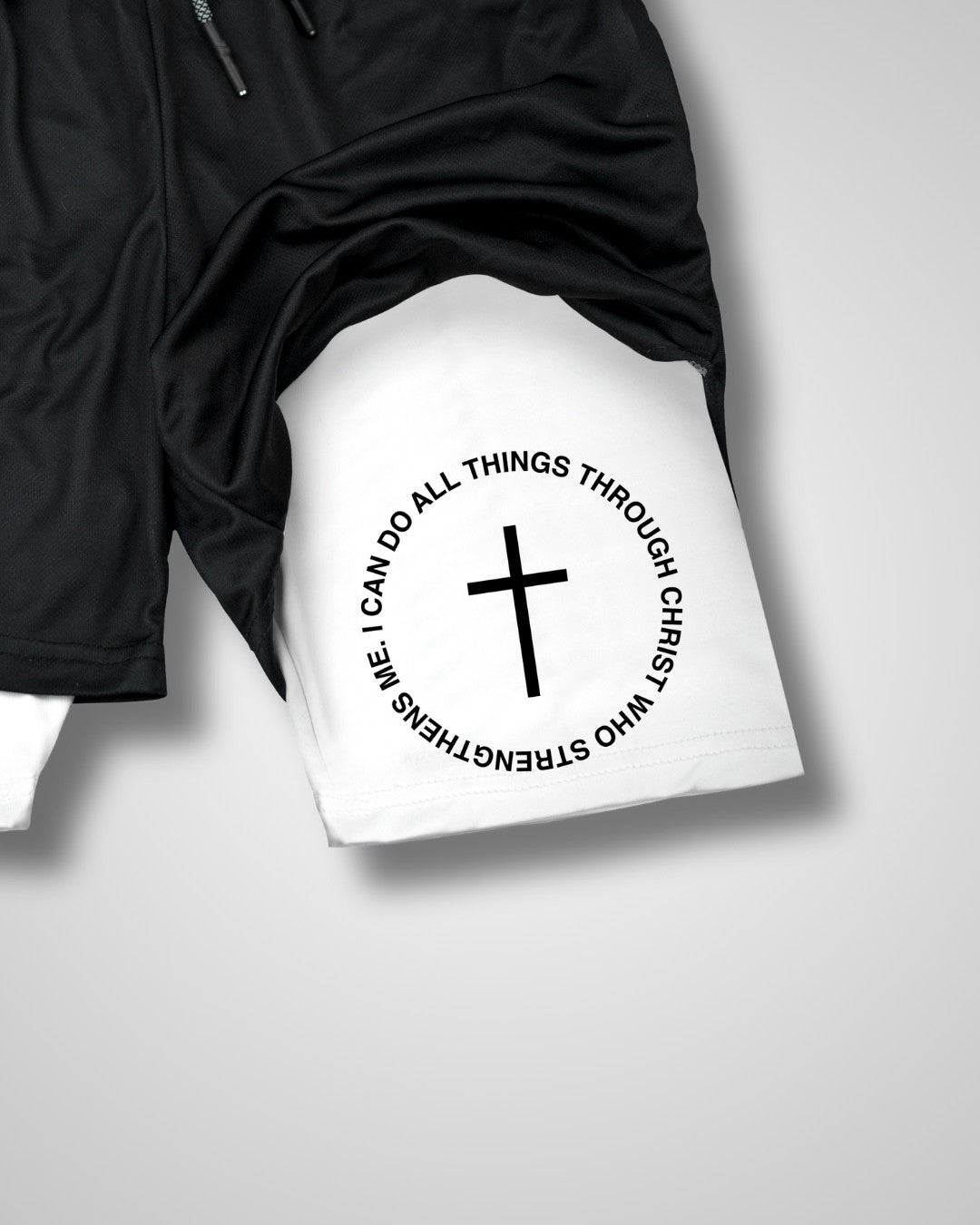 'Strength in Christ' Men’s Performance Shorts