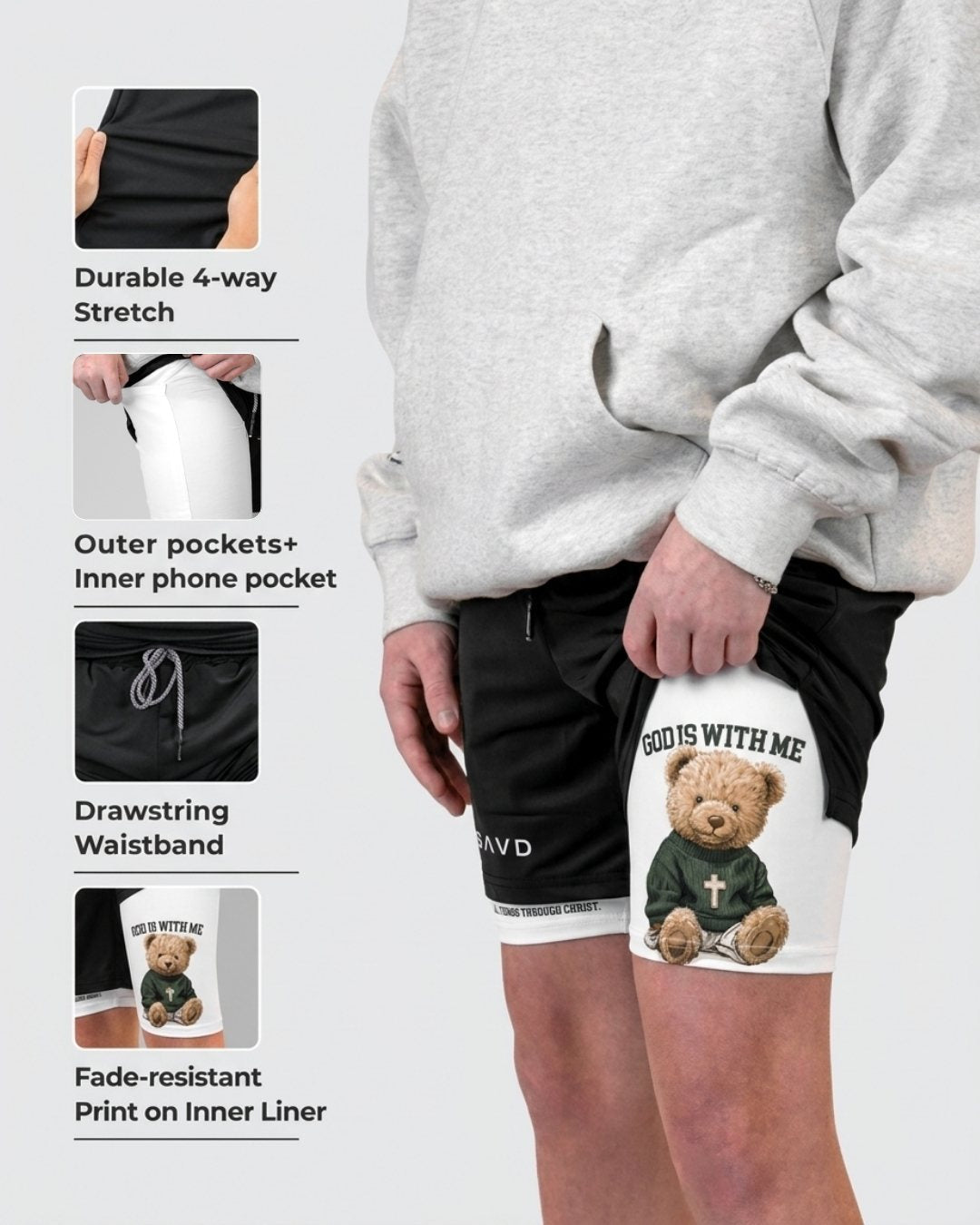 'Teddy' Youth Performance Shorts