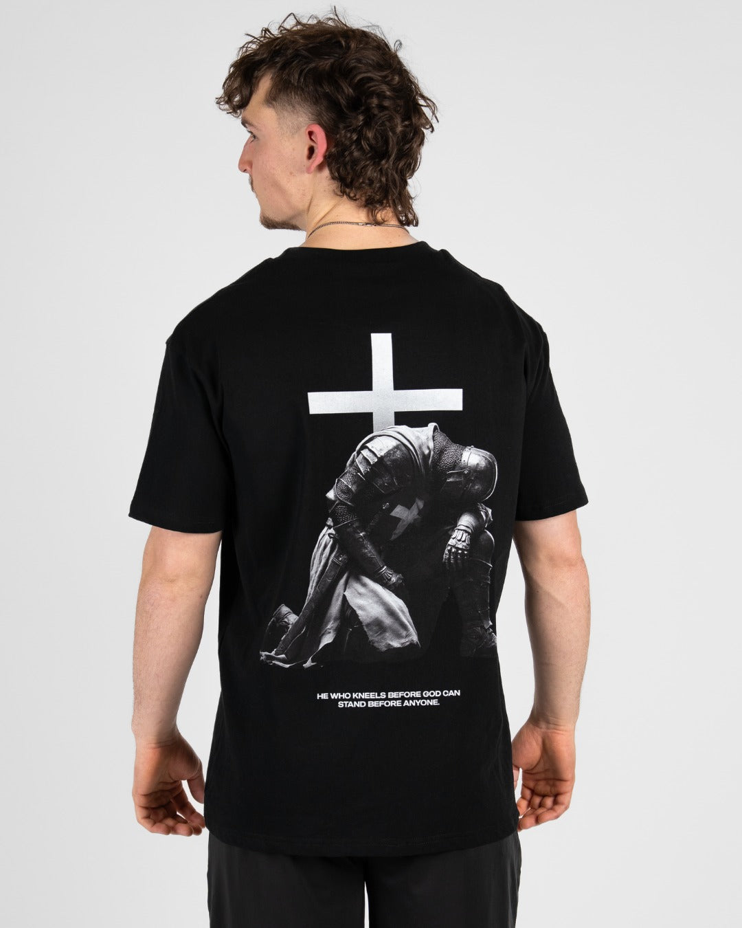 ’Warrior’s Prayer’ Men’s Oversized T-Shirt