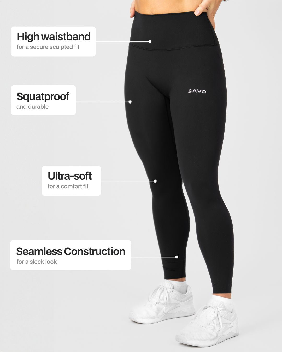 Essentiële naadloze leggings
