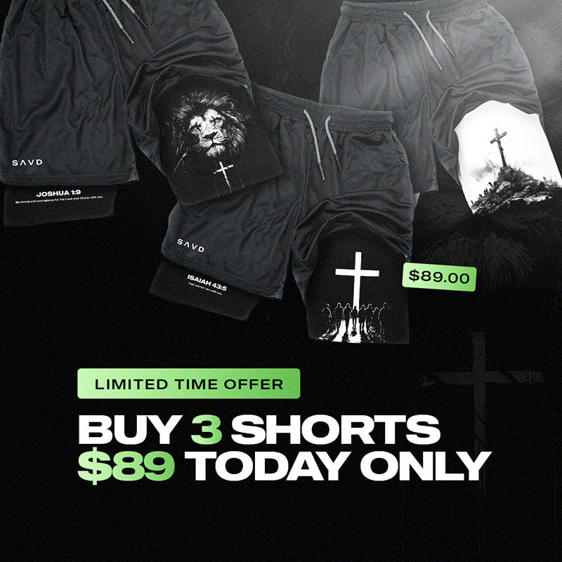 Faith-Inspired Performance Shorts