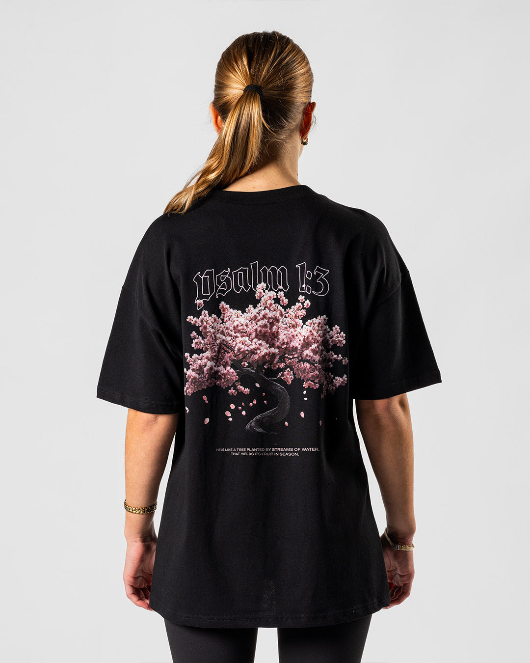 Psalm 1:3 'Planted by water' Women’s Oversized T-Shirt