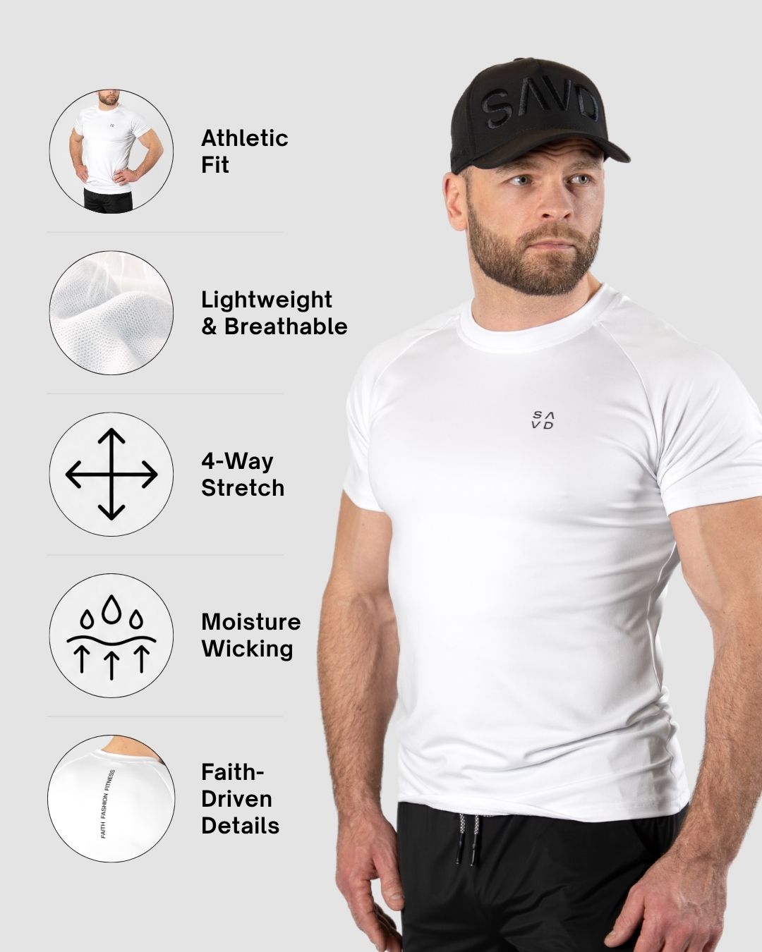 Training Tee - White