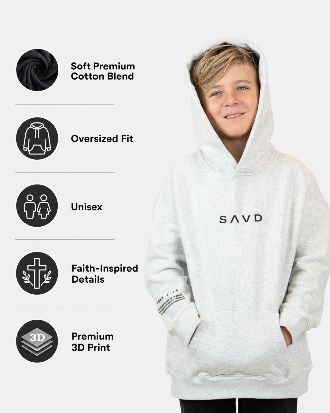 Youth Oversized Hoodie