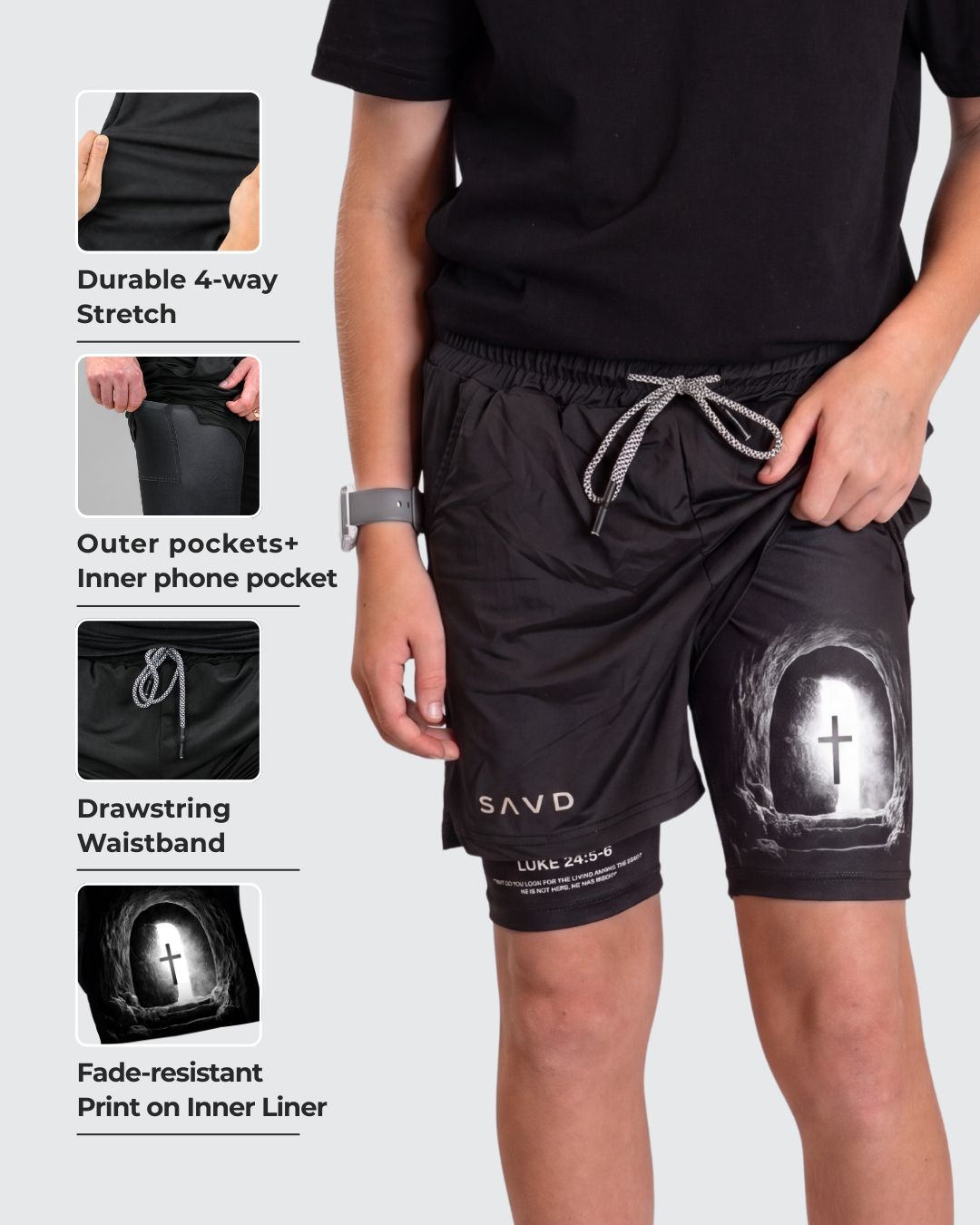 Risen Youth Performance Shorts