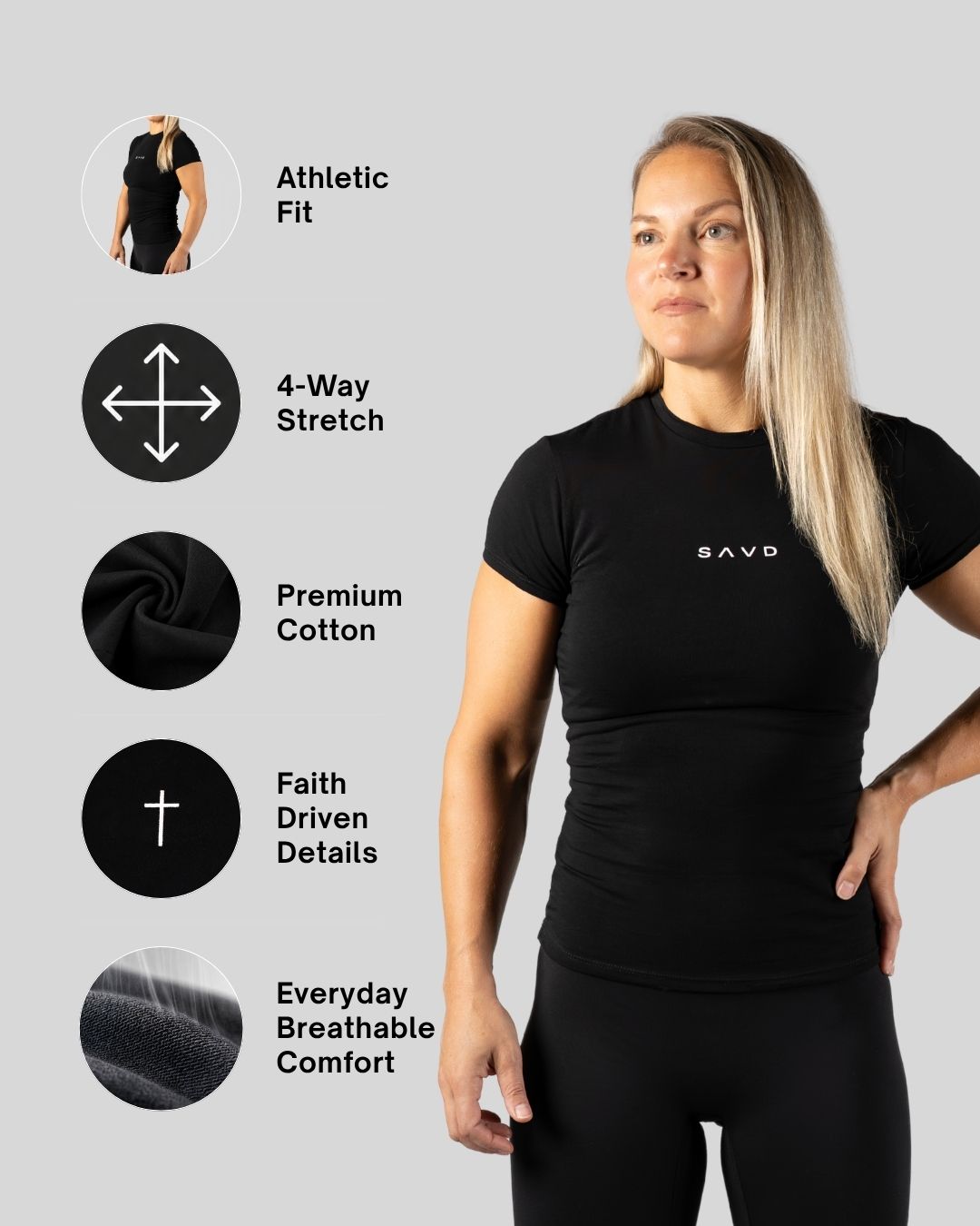 Women's Performance T-Shirt - Black