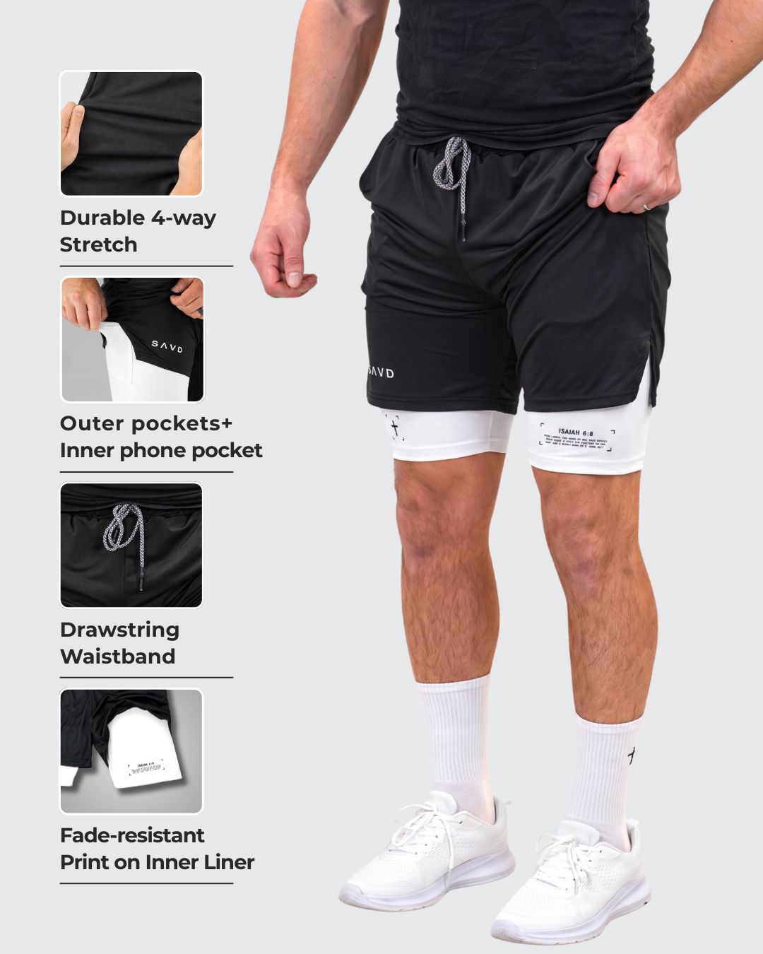 Isaiah 6:8 'Core Verse' Men’s Performance Shorts