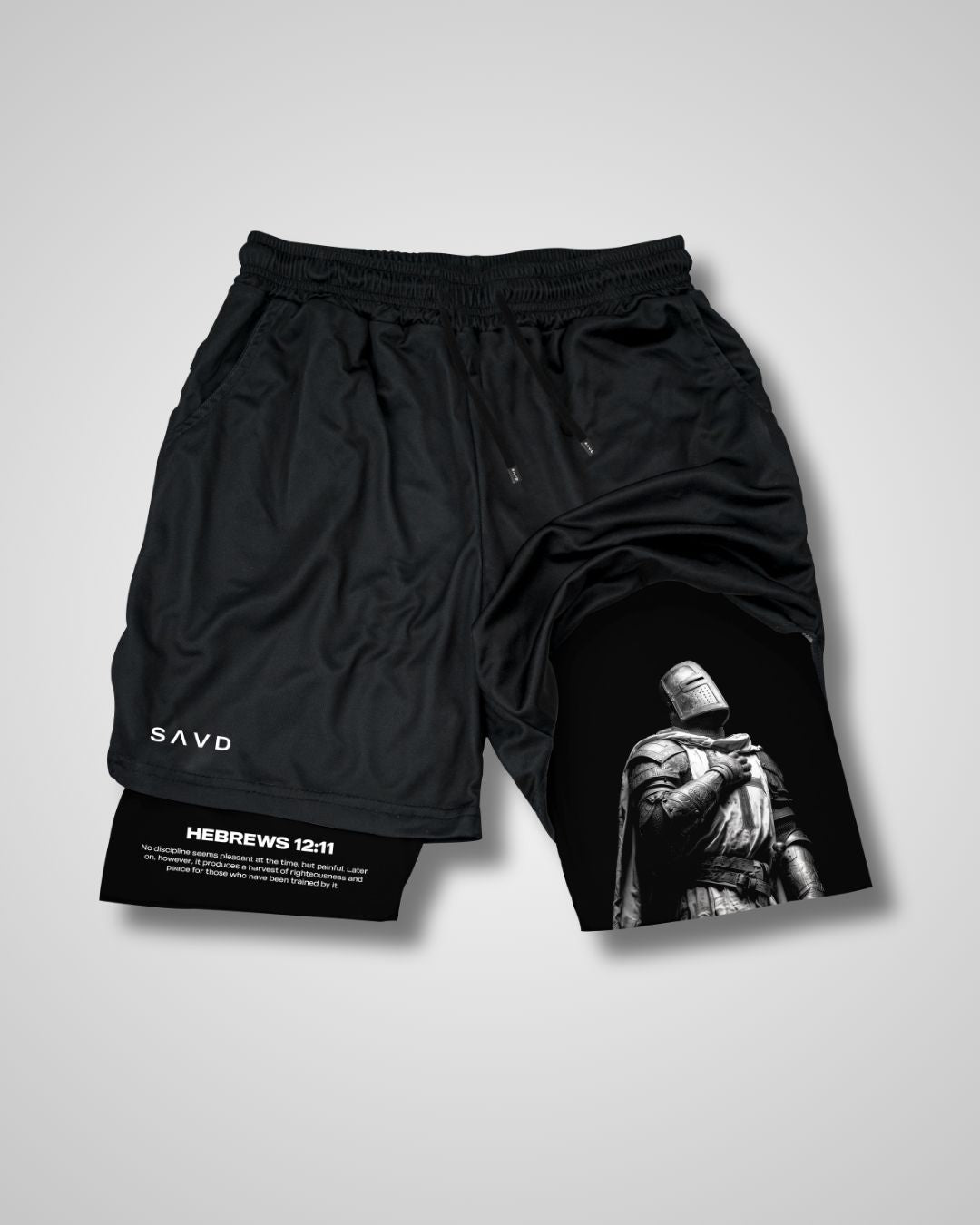 Hebrews 12:11 ’Warrior’s Discipline’ Men’s Performance Shorts