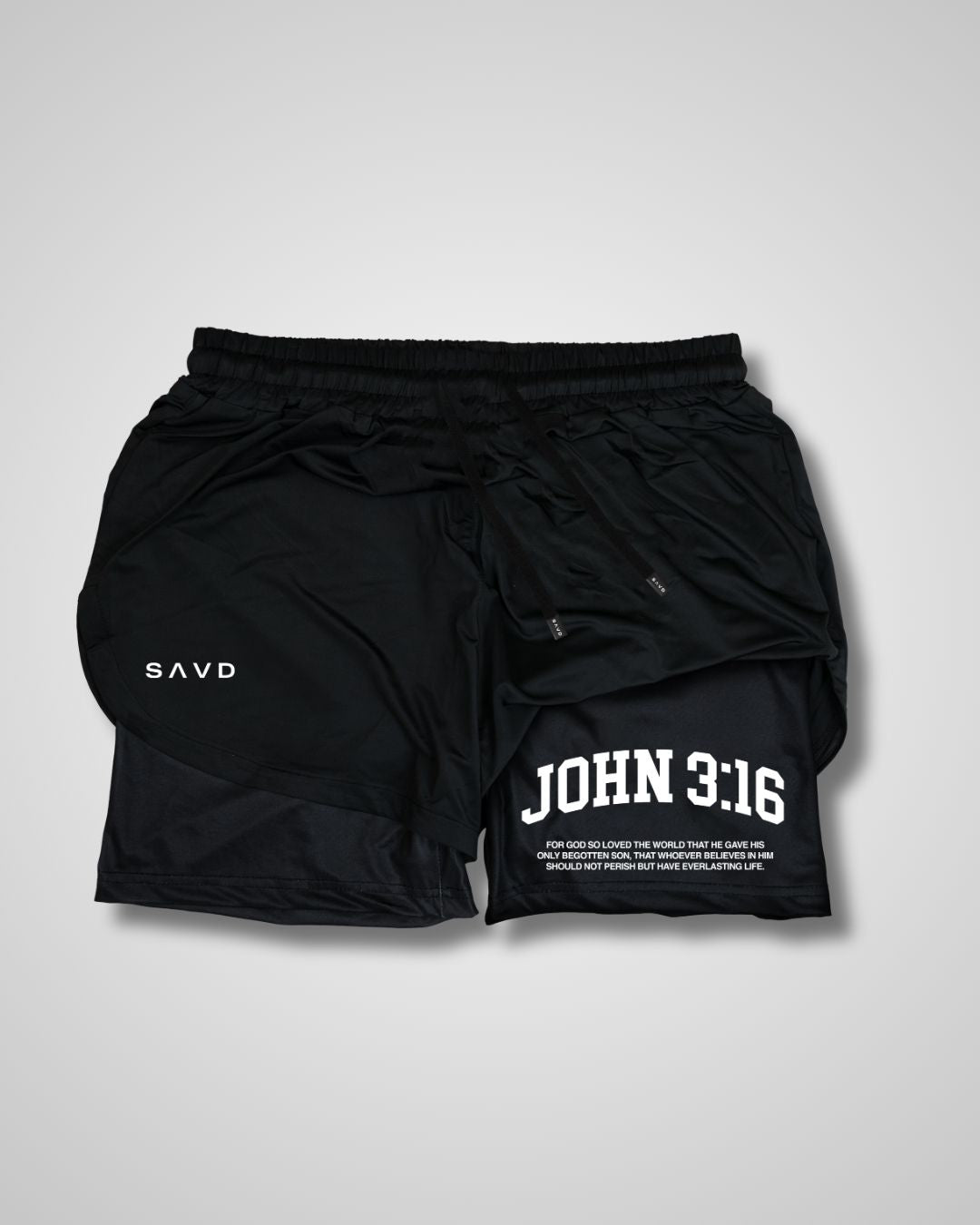 John 3:16 ’College Scripture’ Women’s Performance Shorts