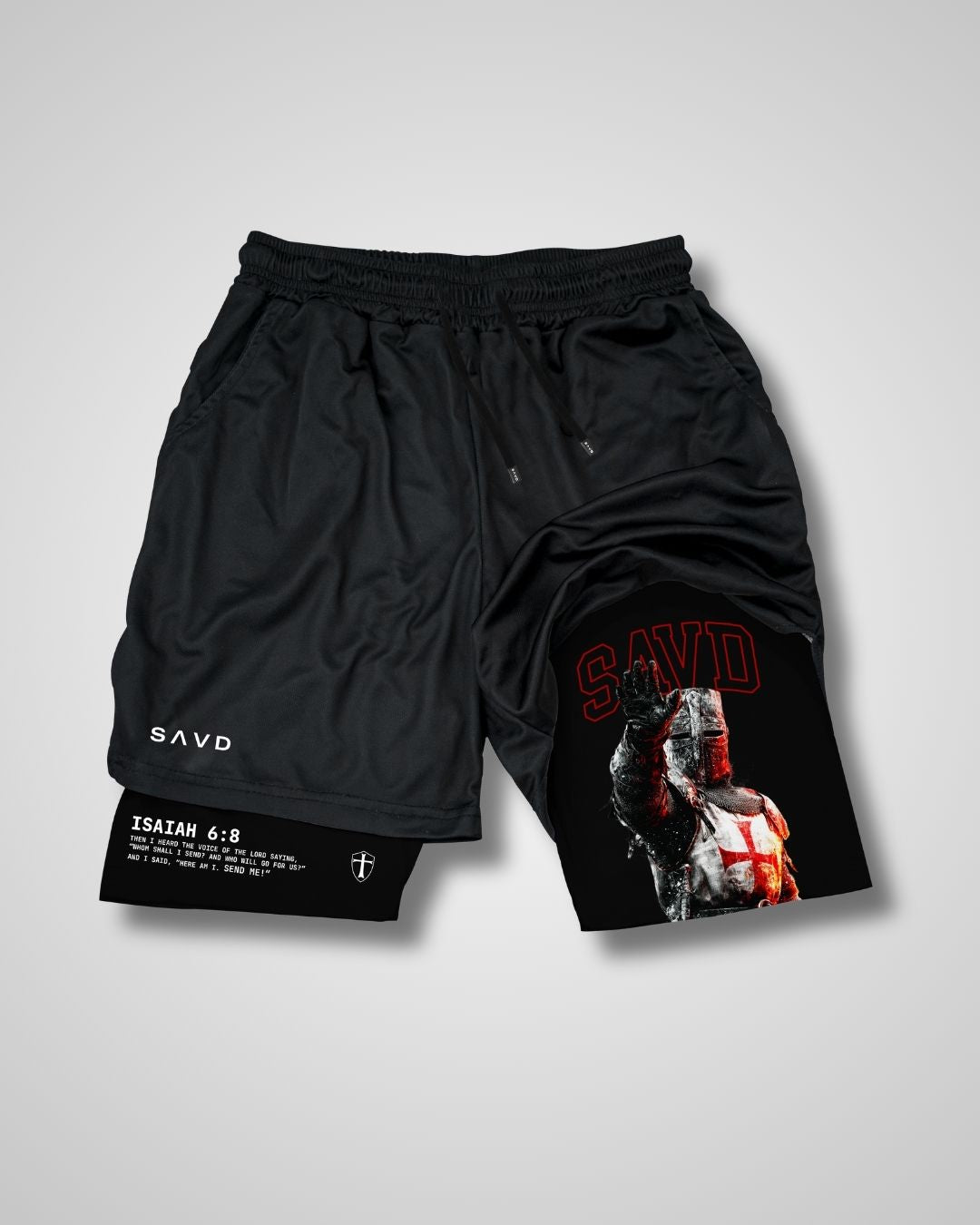 Isaiah 6:8 'Courage' Men’s Performance Shorts