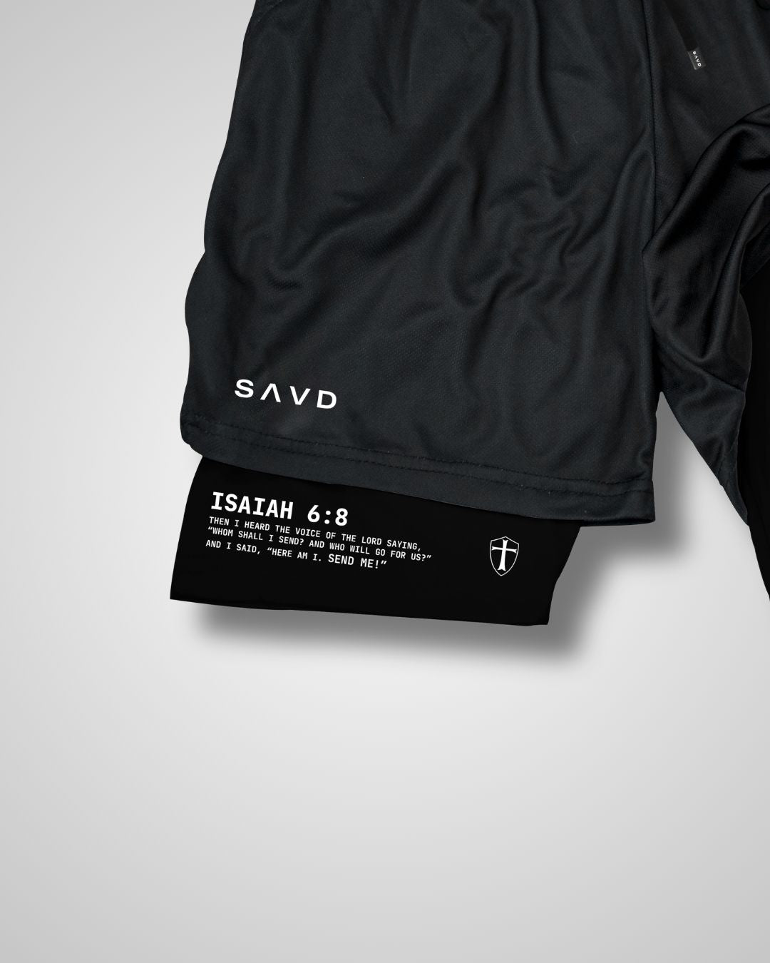 Isaiah 6:8 'Courage' Youth Performance Shorts