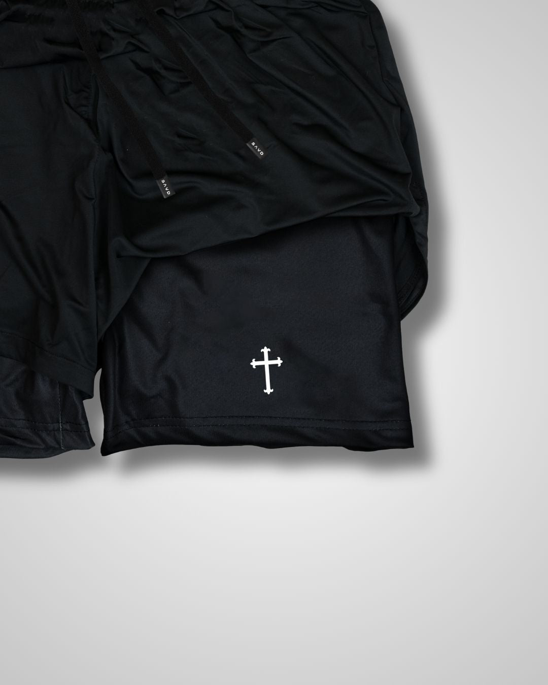 'Minimal Cross' Girls Performance Shorts