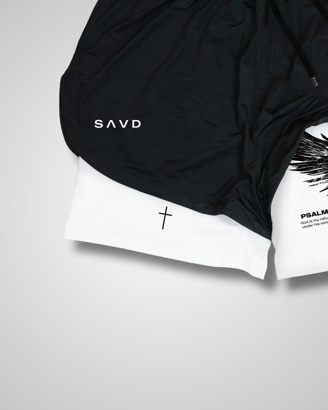 Psalms 91:2 'Divine Strength' Women's Performance Shorts