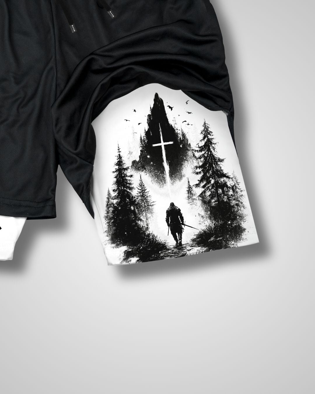 1 Corinthians 16:13 ’Path of Courage’ Men’s Performance Shorts