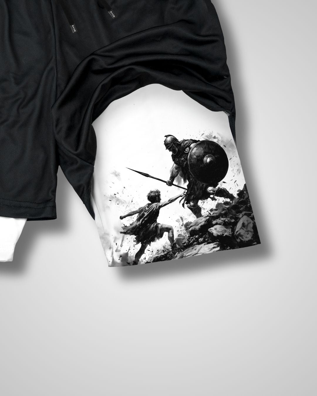 Joshua 1:9 'David' Men's Performance Shorts