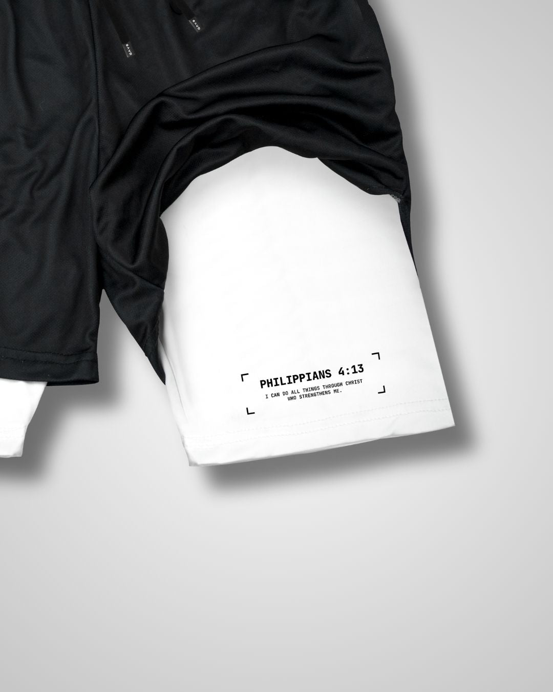 Philippians 4:13 'Core Verse' Men's Performance Shorts