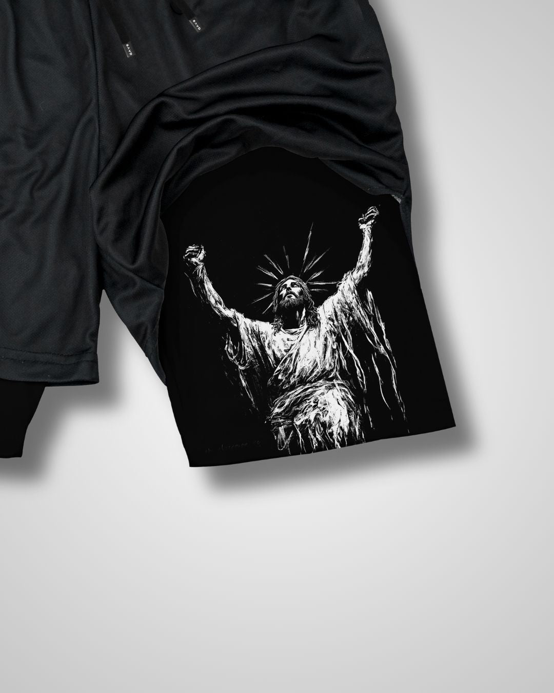 Philippians 4:13 'Strength in Christ' Youth Performance Shorts