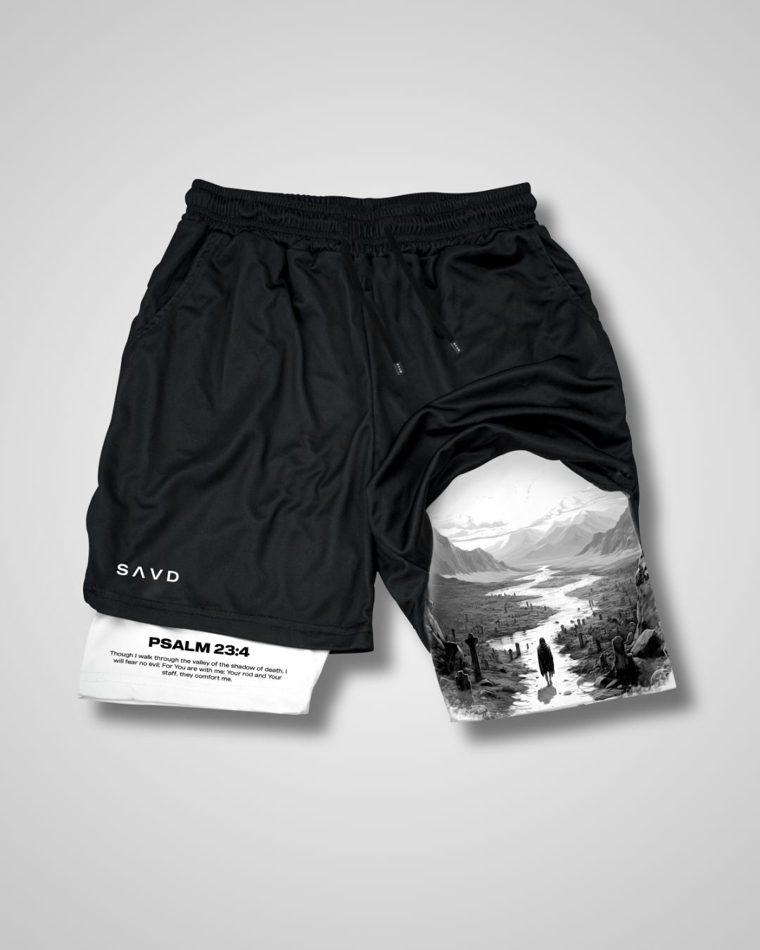 Psalm 23:4 Shadow Of Death Performance Shorts