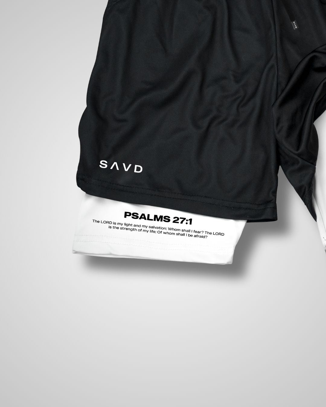 Psalms 27:1 Soldier’s Faith Performance Shorts
