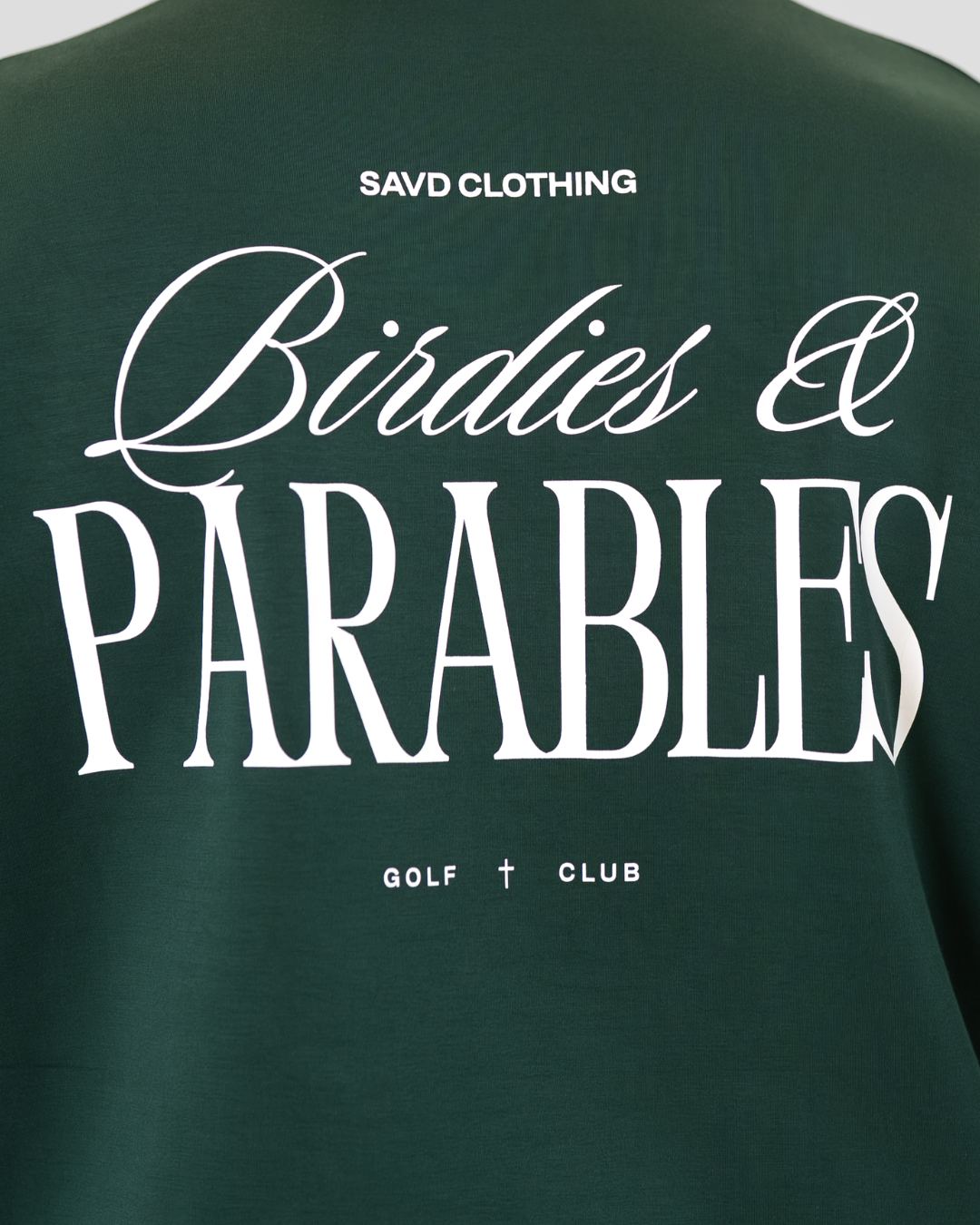 Birdies & Parables Golf Crewneck - Forest Green