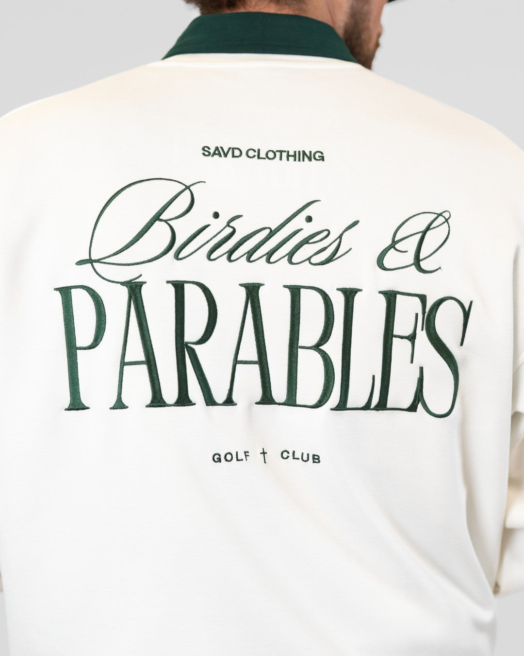 Birdies & Parables Golf Crewneck - OB White