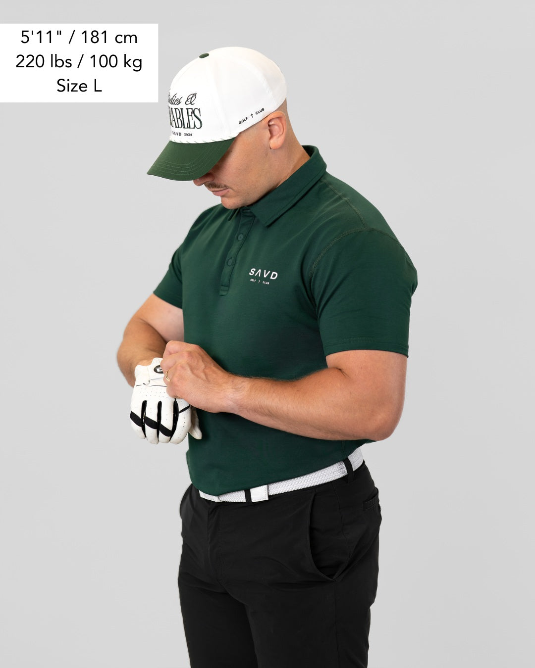 Birdies & Parables Golf Polo - Fairway Green