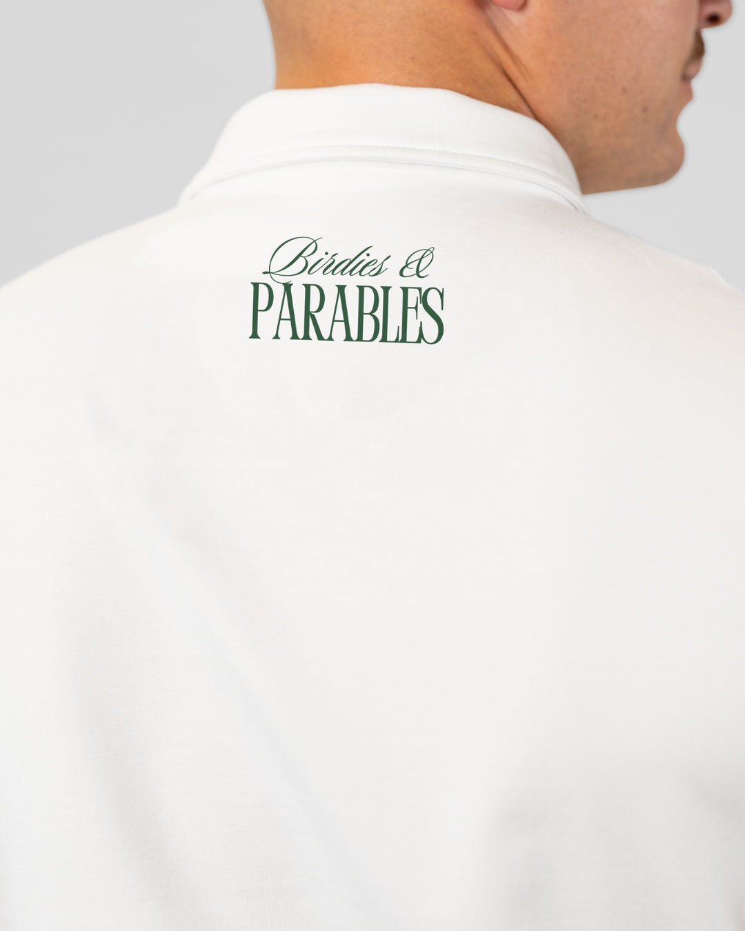 Birdies & Parables Golf Polo - OB White