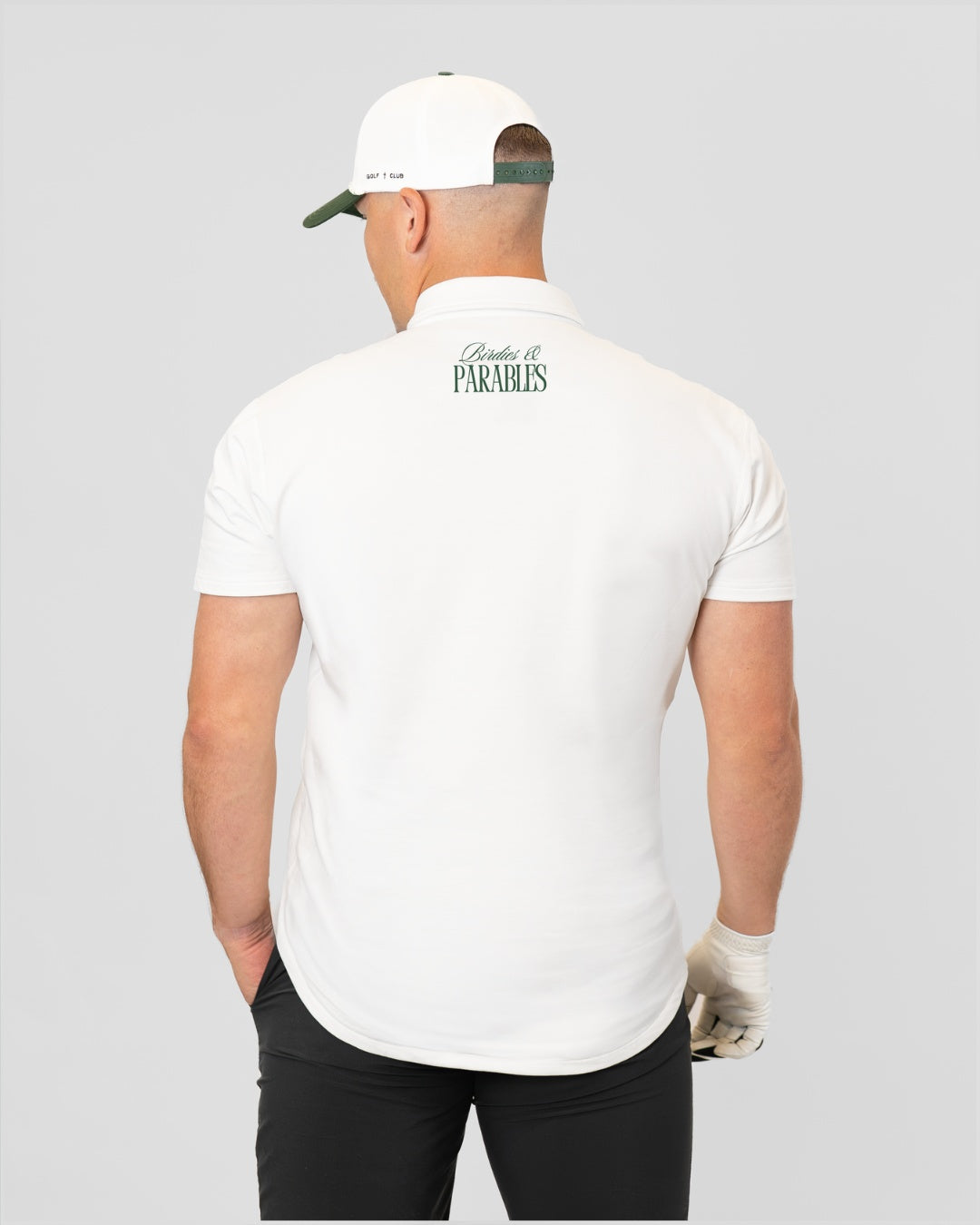 Birdies & Parables Golf Polo - OB White