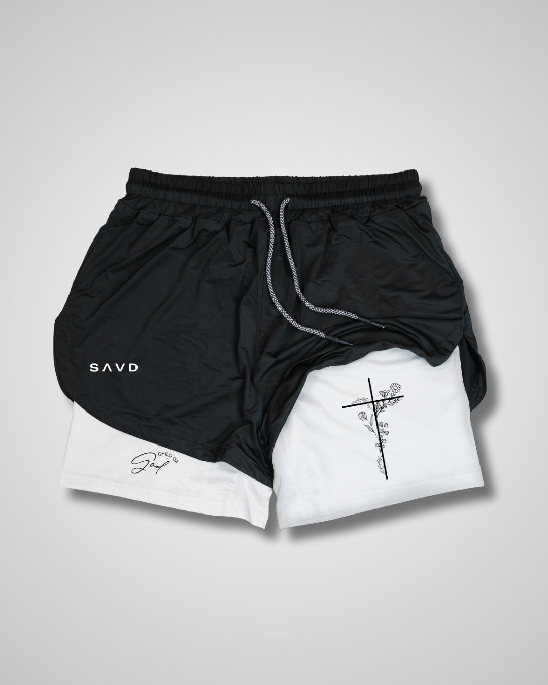 'Child of God' Girls Performance Shorts