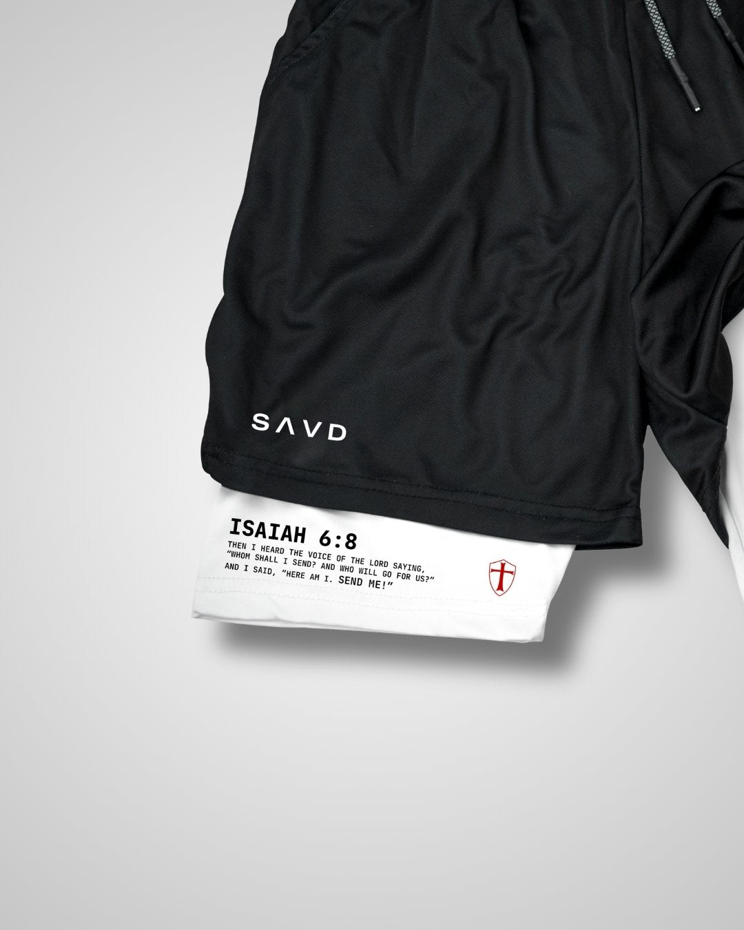 Isaiah 6:8 'Courage' Youth Performance Shorts