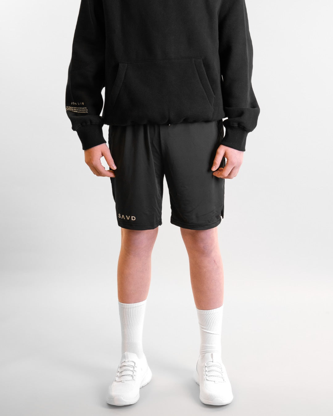 'Cross Pattern' Youth Performance Shorts