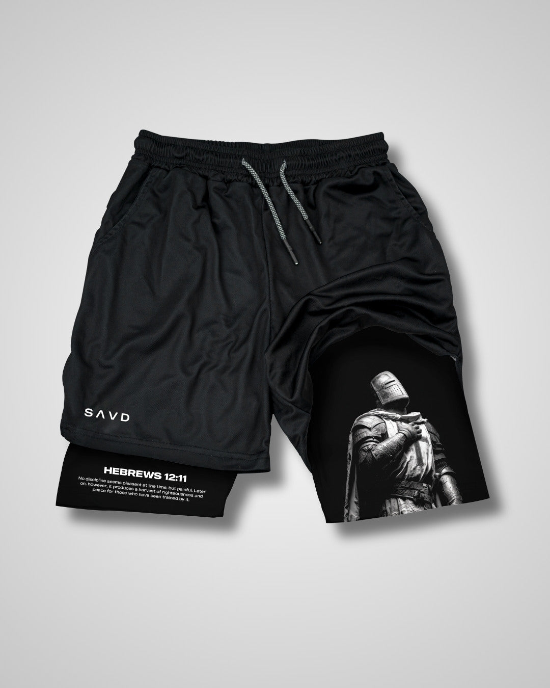 Hebrews 12:11 ’Warrior’s Discipline’ Men’s Performance Shorts