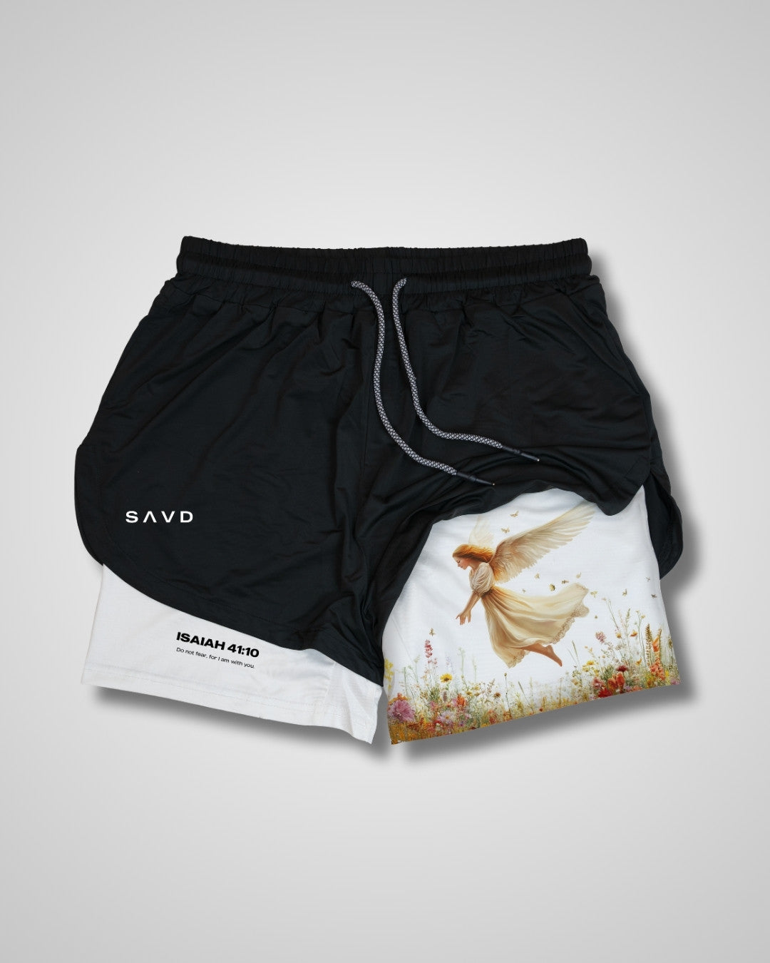 Isaiah 41:10 'Protected in Bloom' Girls Performance Shorts