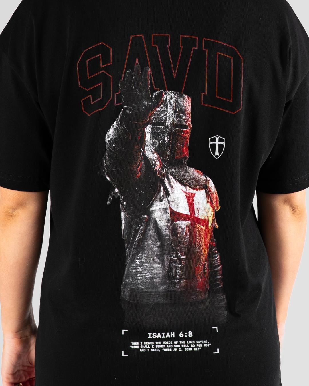 Isaiah 6:8 'Courage' Women's Oversized T-Shirt
