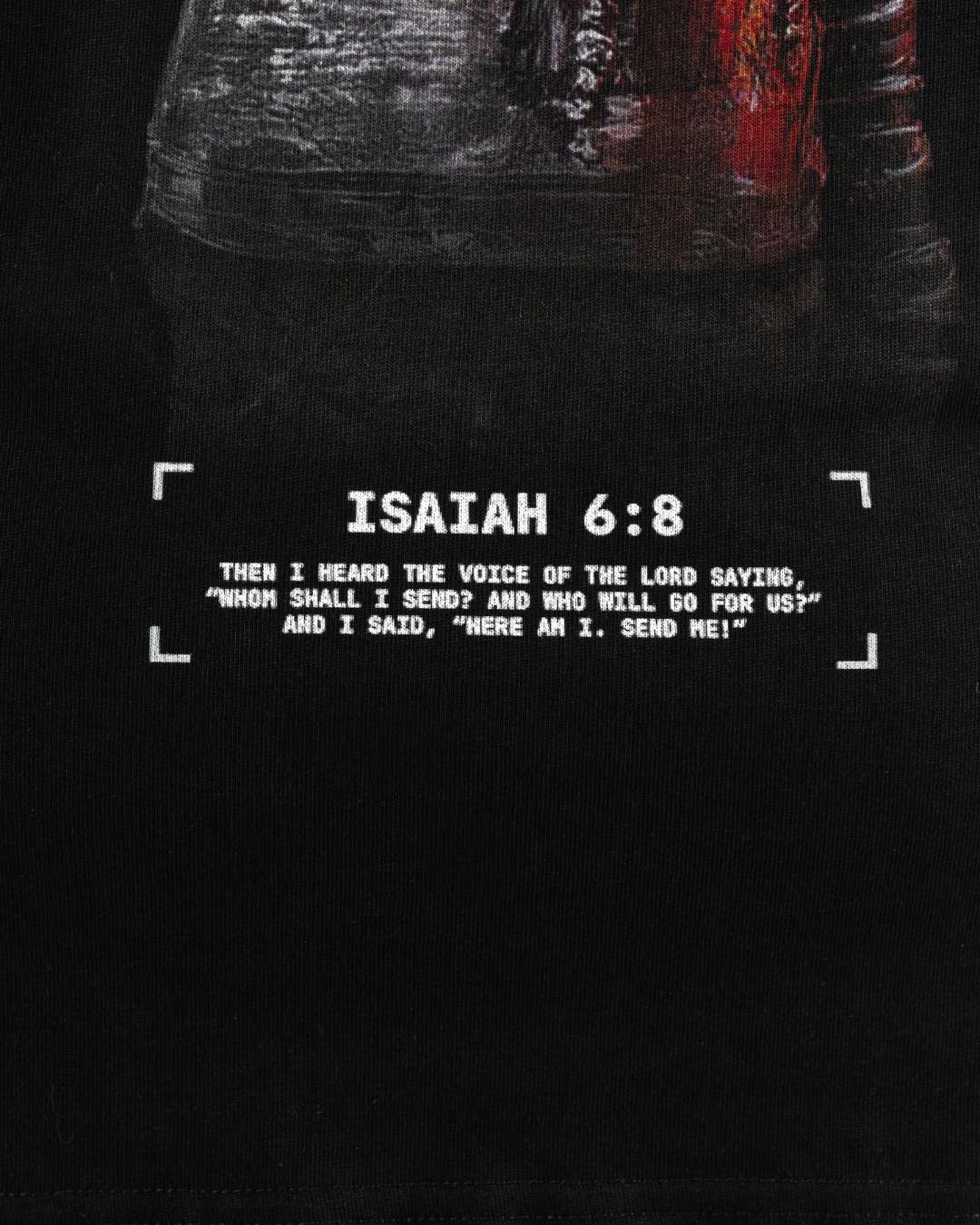 Isaiah 6:8 'Courage' Women's Oversized T-Shirt