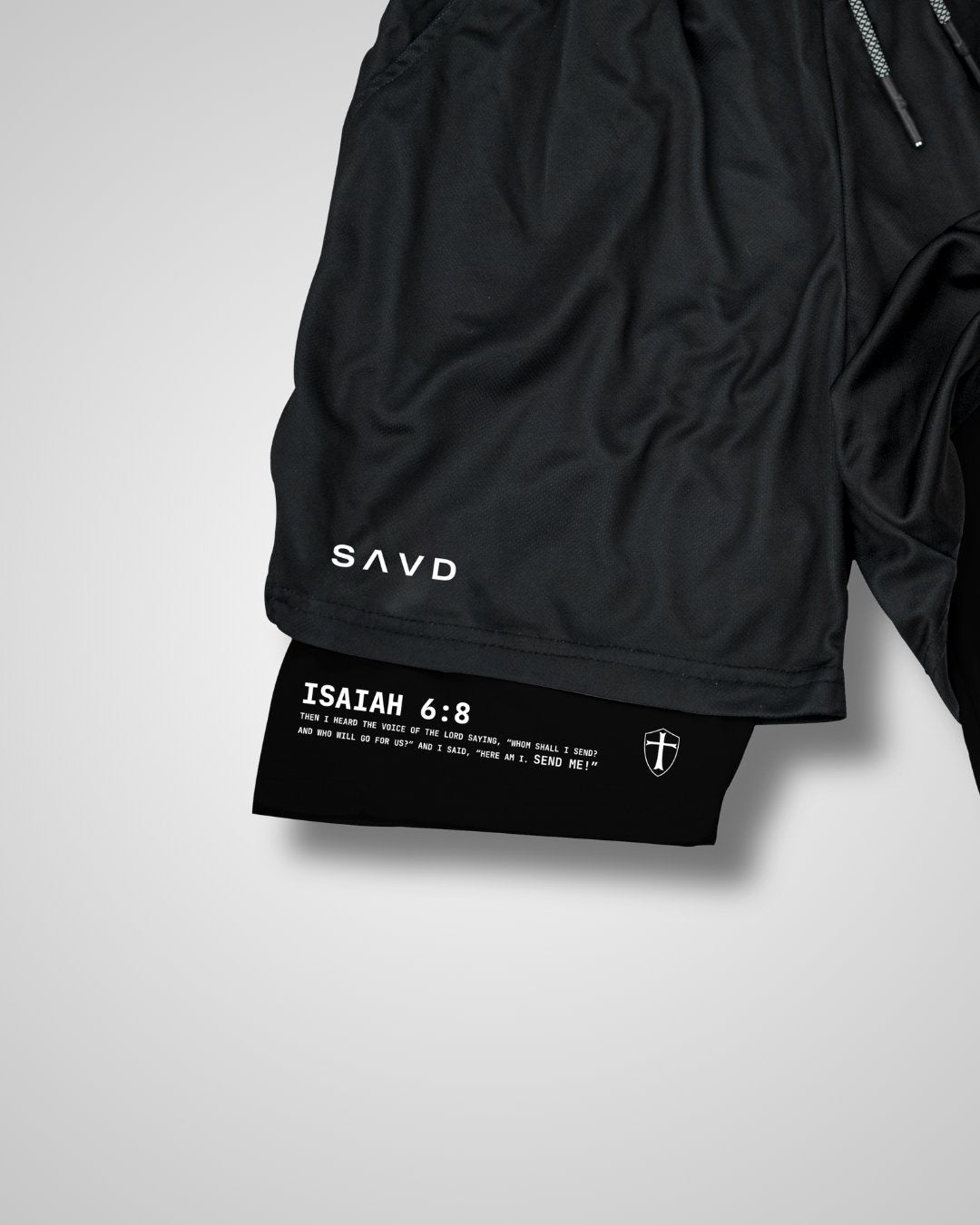 Isaiah 6:8 'Courage' Men’s Performance Shorts
