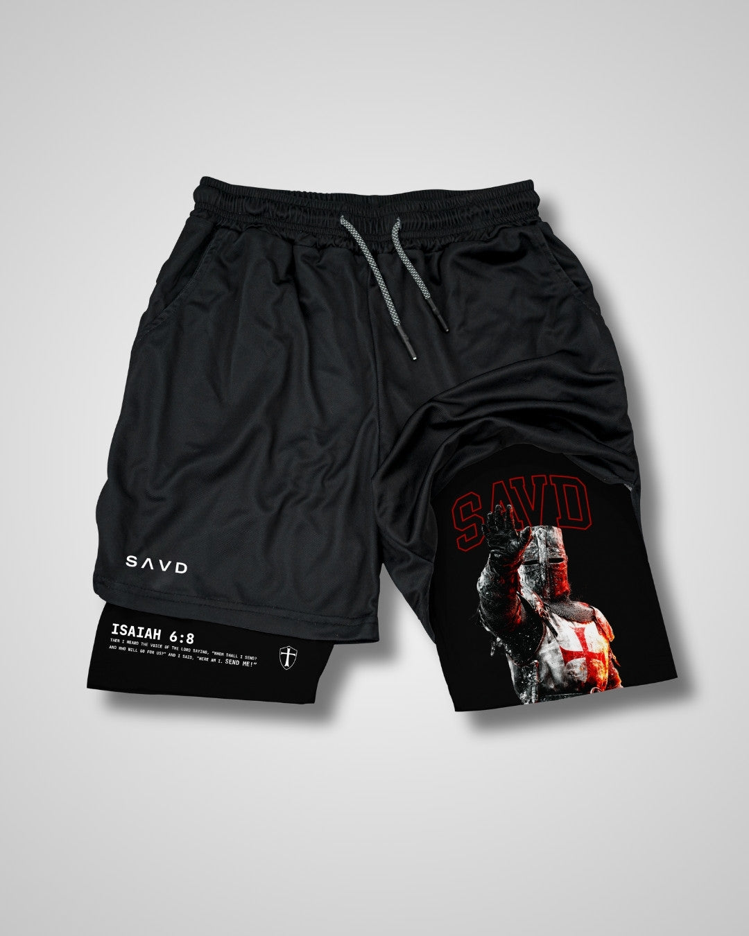 Isaiah 6:8 'Courage' Men’s Performance Shorts