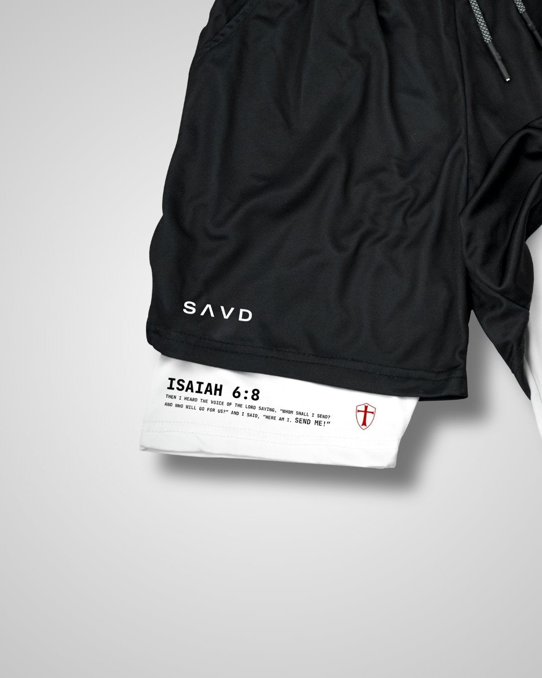 Isaiah 6:8 'Courage' Men’s Performance Shorts