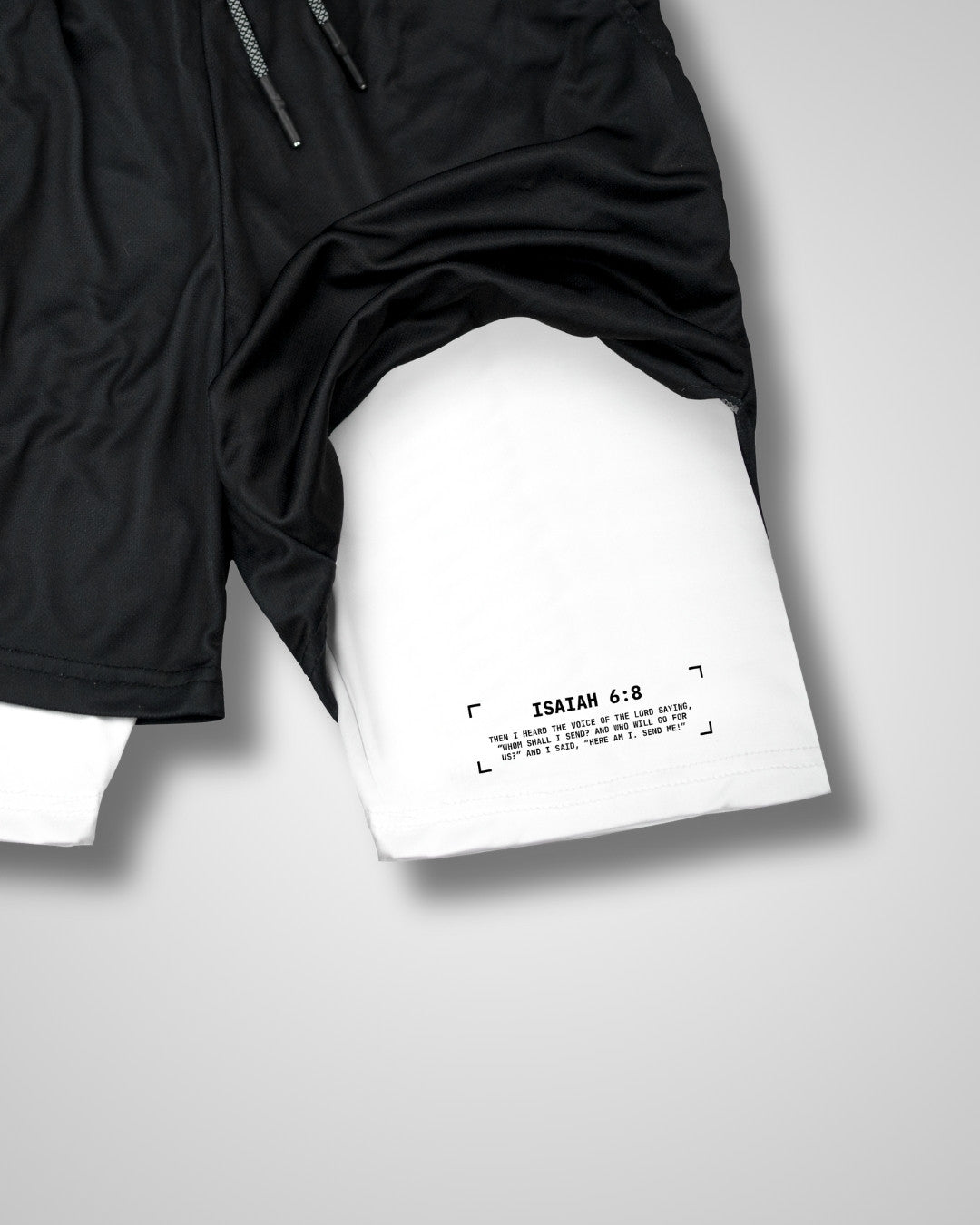 Isaiah 6:8 'Core Verse' Men’s Performance Shorts