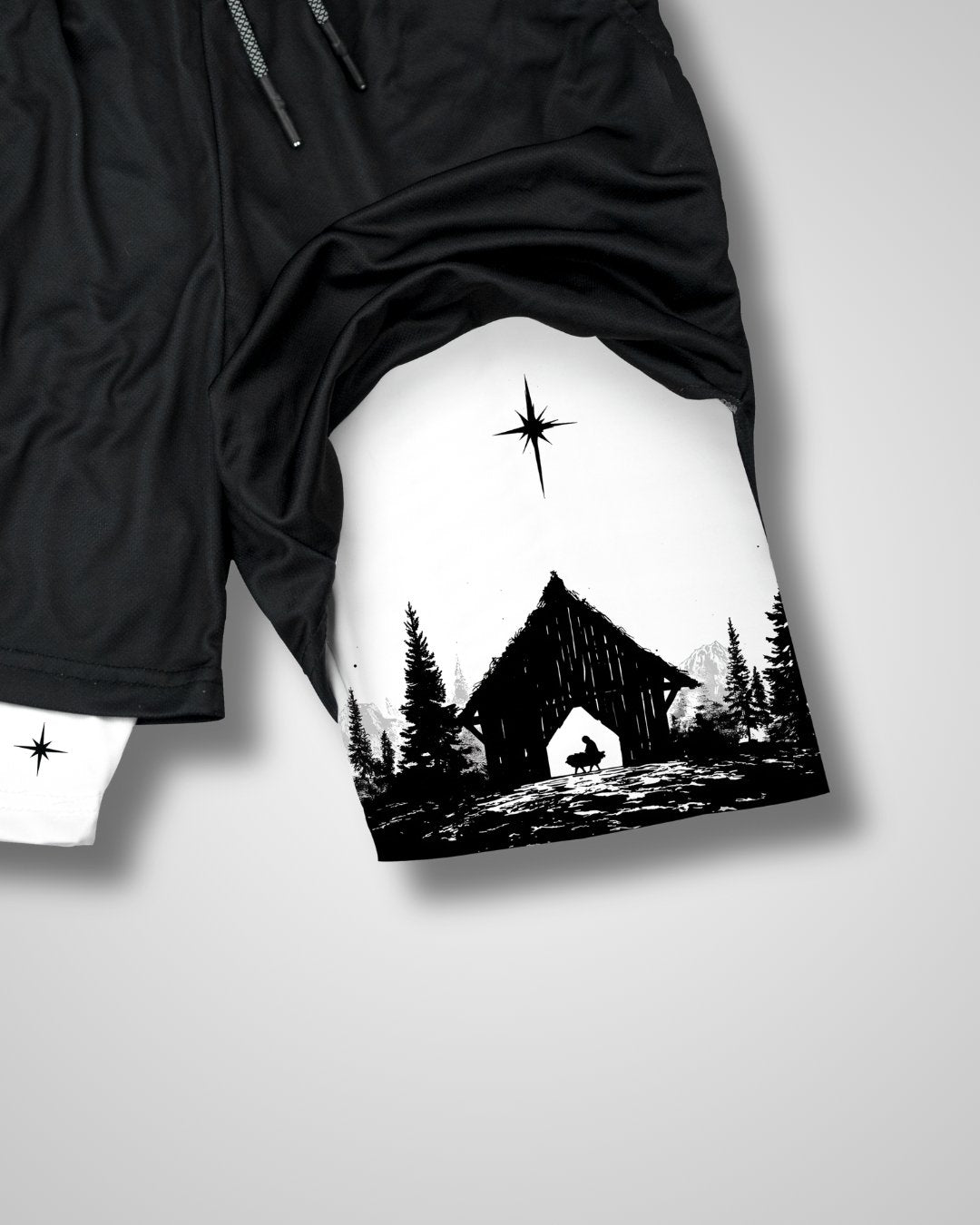 Isaiah 9:6 'The Bethlehem Star' Men's Performance Shorts