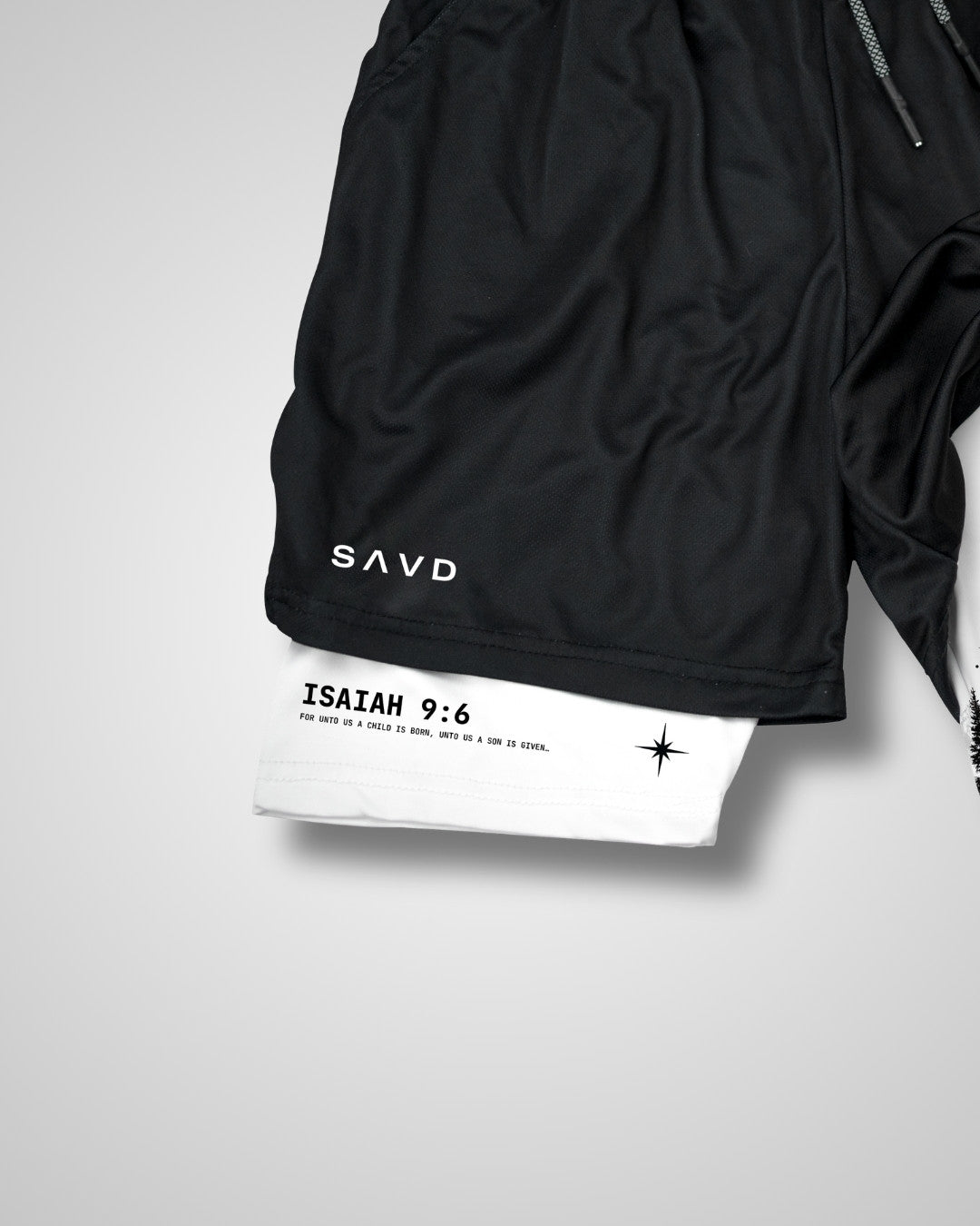 Isaiah 9:6 'The Bethlehem Star' Men's Performance Shorts