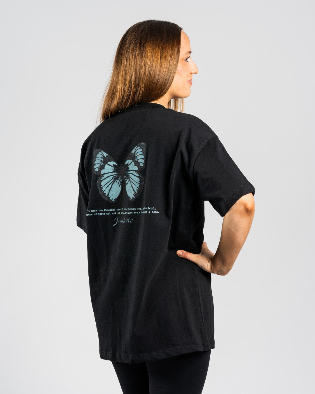 Jeremia 29:11 'Wings of Hope' Women’s Oversized T-Shirt