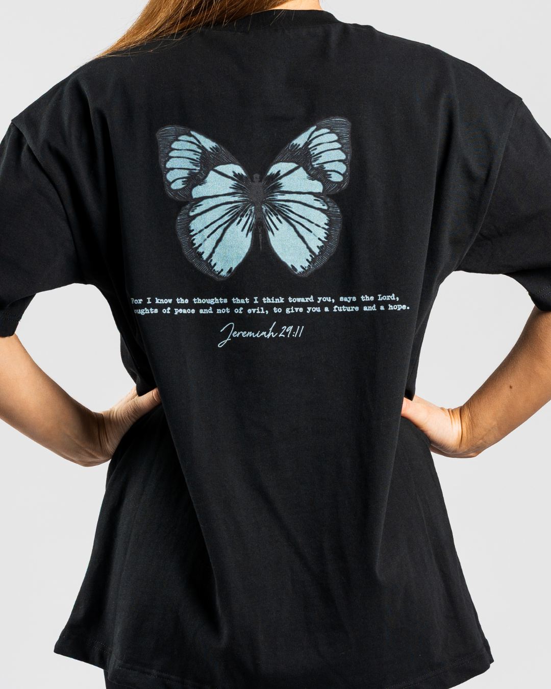 Jeremia 29:11 'Wings of Hope' Women’s Oversized T-Shirt