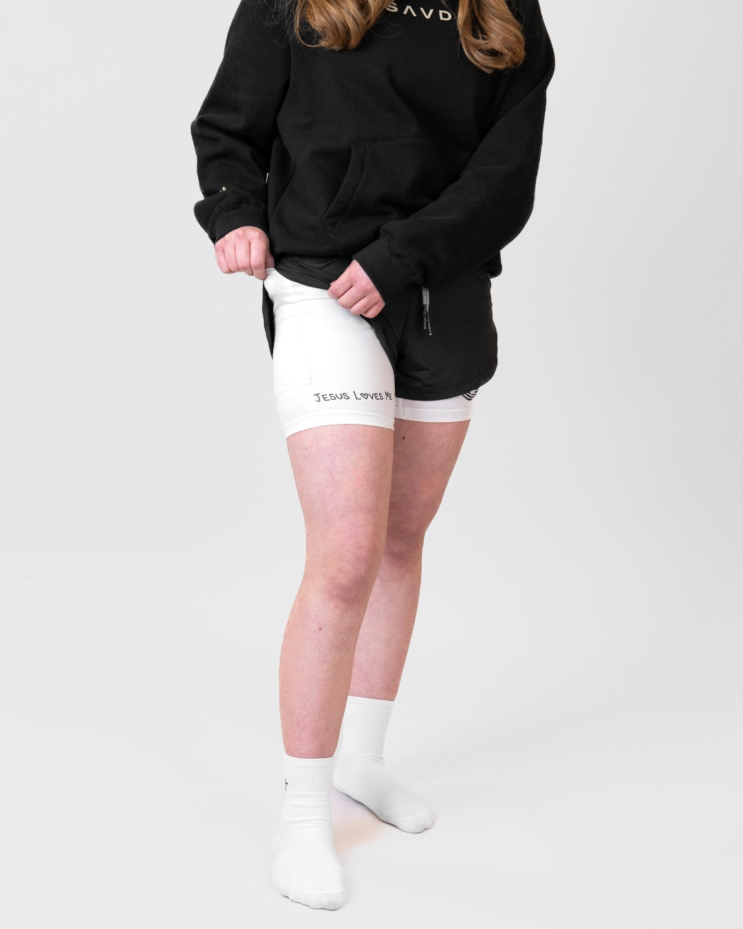 'Jesus Loves Me' Girls Performance Shorts