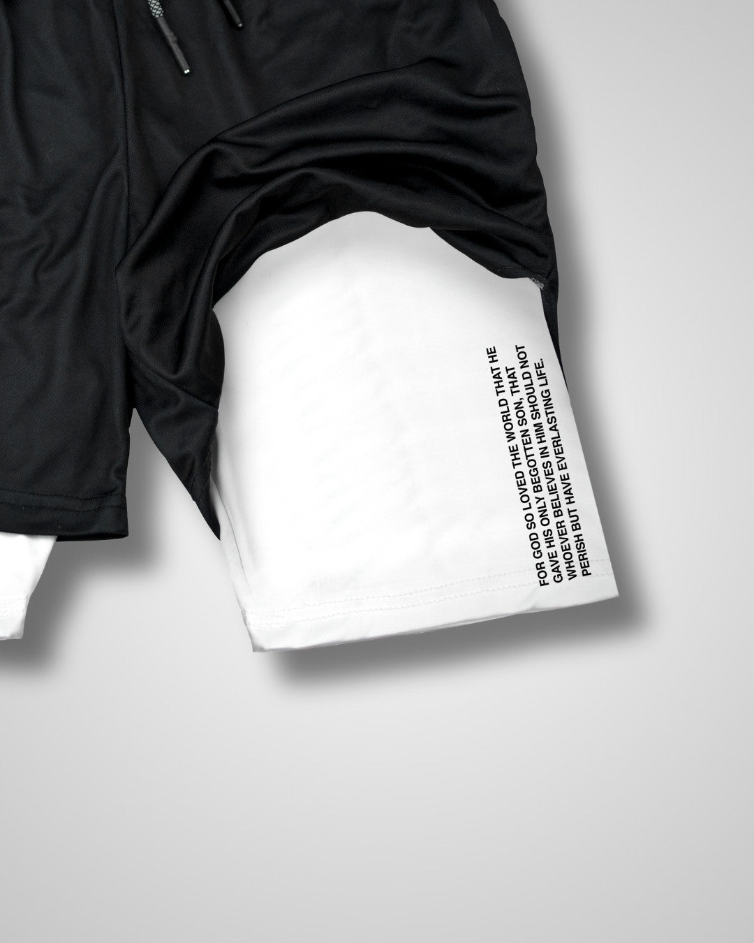 John 3:16 ’Scripture’ Men’s Performance Shorts