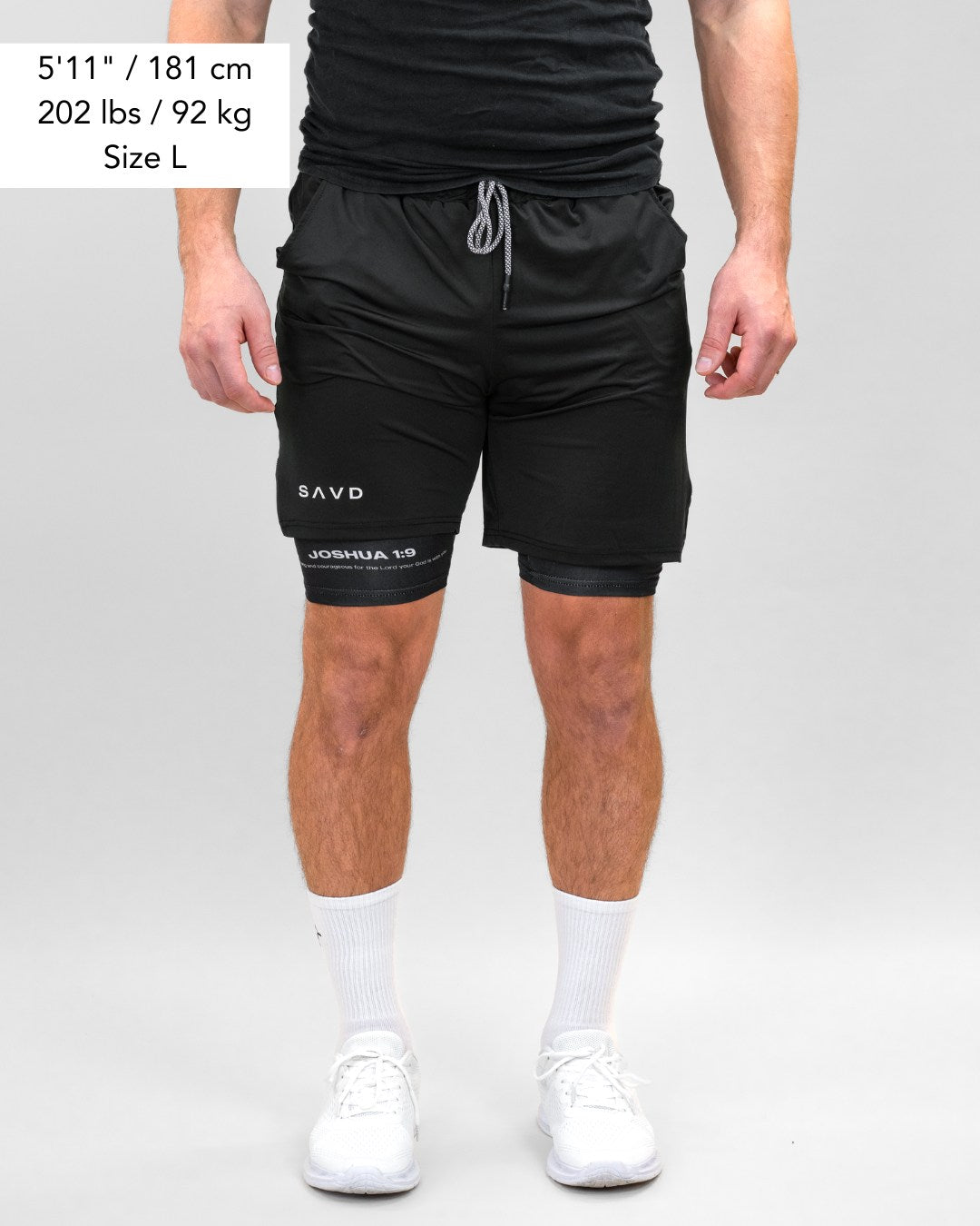 Joshua 1:9 Lion Performance Shorts